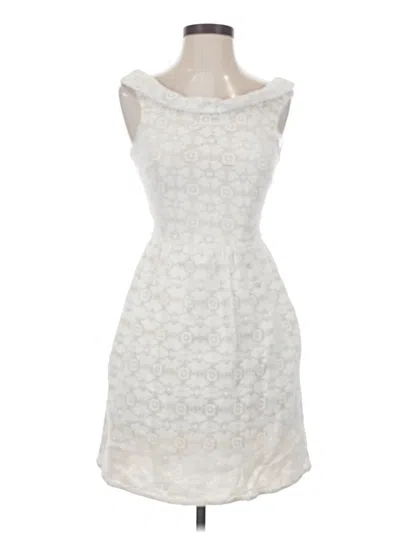 Pre-owned Corey Lynn Calter Cocktail Dress In Ivory