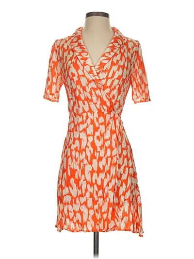 Pre-owned Corey Lynn Calter Cocktail Dress In Orange
