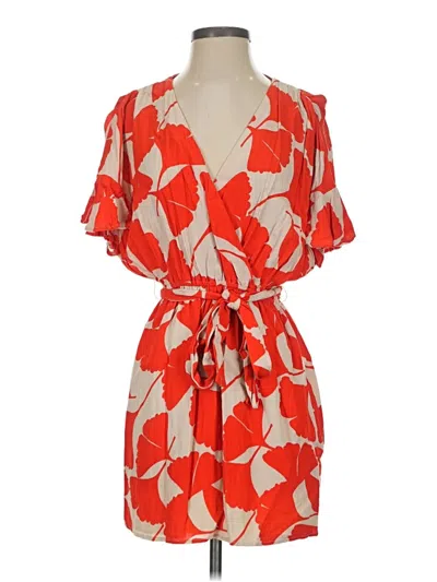 Pre-owned Corey Lynn Calter Cocktail Dress In Orange