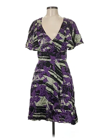 Pre-owned Corey Lynn Calter Cocktail Dress In Purple