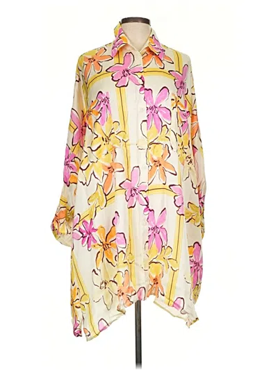 Pre-owned Corey Lynn Calter Cocktail Dress In Yellow