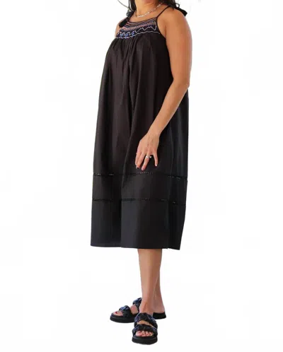 Corey Lynn Calter Dany Midi Dress In Black