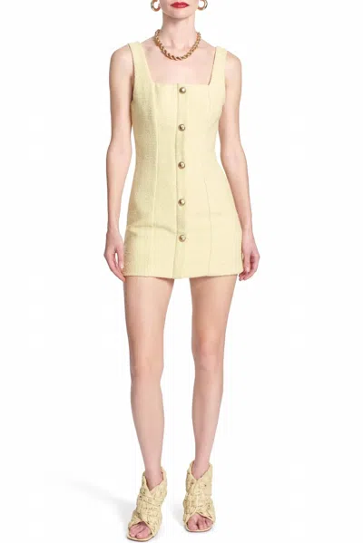 Corey Lynn Calter Dita Tweed Dress In Bamboo In Multi