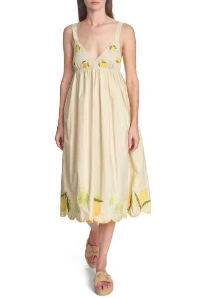 Corey Lynn Calter Frankie Dress In Gravel In Neutral
