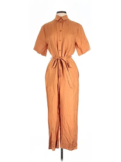 Pre-owned Corey Lynn Calter Jumpsuit In Orange