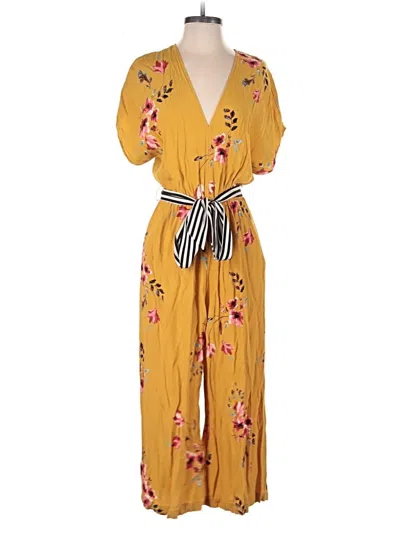 Pre-owned Corey Lynn Calter Jumpsuit In Yellow