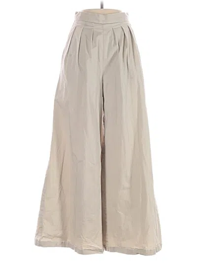 Pre-owned Corey Lynn Calter Khaki Pant In Brown