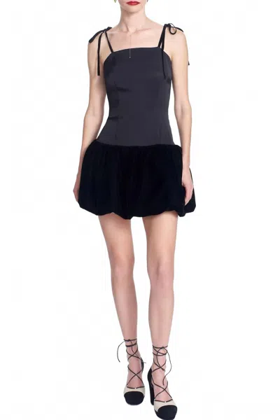 Corey Lynn Calter Lita Bubble Dress In Black