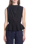 Corey Lynn Calter Luz Top In Black In Black