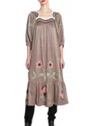 COREY LYNN CALTER MIRIAM DRESS IN WALNUT