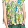 COREY LYNN CALTER MISTY TIERED TOP IN GREEN