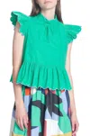Corey Lynn Calter Misty Top In Green