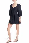 Corey Lynn Calter Odette Mini Dress In Black In Black