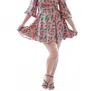 Corey Lynn Calter Odette Mini Dress In Coral