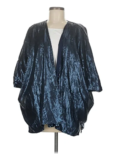 Pre-owned Corey Lynn Calter Raincoat In Blue