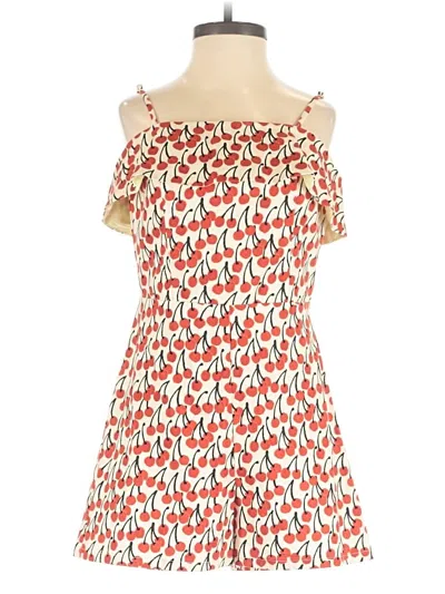 Pre-owned Corey Lynn Calter Romper In Red