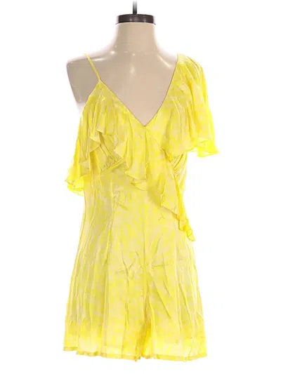 Pre-owned Corey Lynn Calter Romper In Yellow