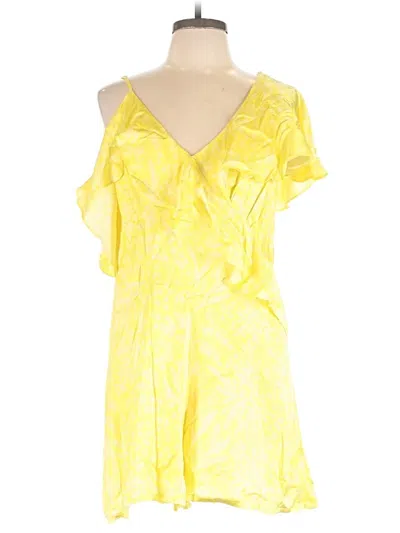 Pre-owned Corey Lynn Calter Romper In Yellow