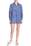 Corey Lynn Calter Shadi Tunic In Sea Blue In Multi