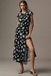 Corey Lynn Calter Short-sleeve Printed Maxi Dress