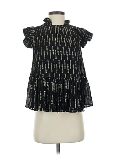 Pre-owned Corey Lynn Calter Sleeveless Blouse In Black