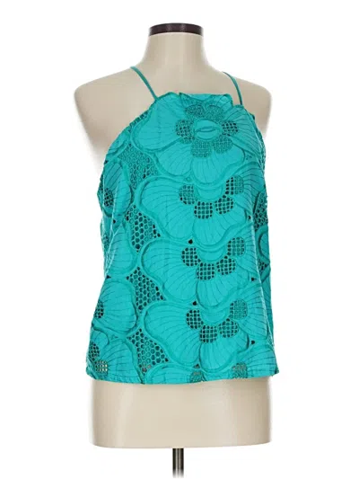 Pre-owned Corey Lynn Calter Sleeveless Blouse In Blue