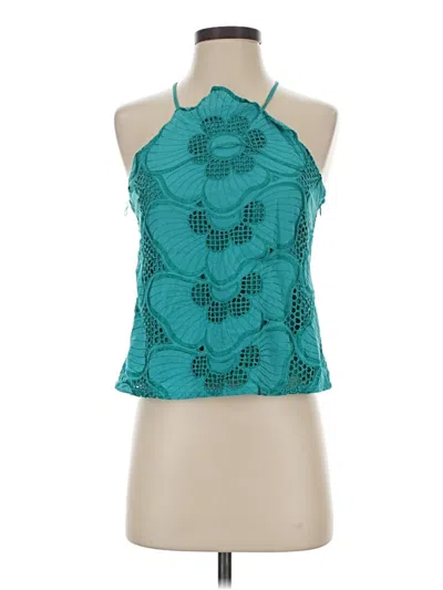 Pre-owned Corey Lynn Calter Sleeveless Blouse In Blue