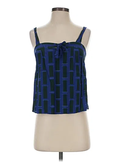 Pre-owned Corey Lynn Calter Sleeveless Blouse In Blue