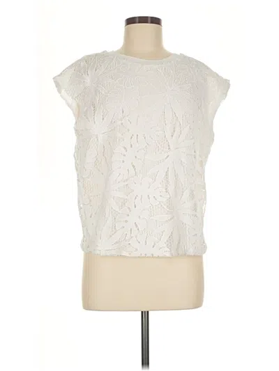 Pre-owned Corey Lynn Calter Sleeveless T-shirt In Ivory