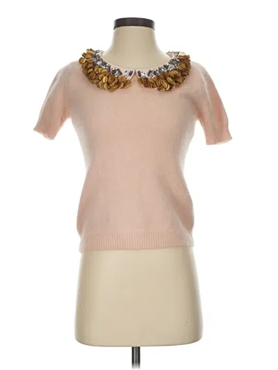 Pre-owned Corey Lynn Calter Sweater Vest In Tan