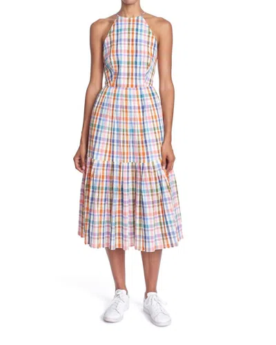 Corey Lynn Calter The Chrisley Halter Midi Dress In Multi