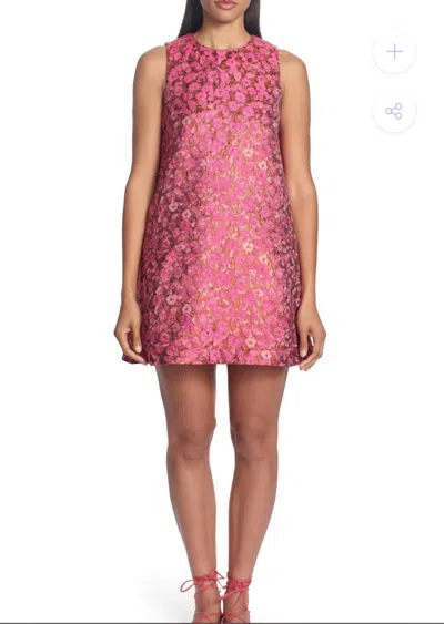 Corey Lynn Calter Veruca Mini Dress In Cherry In Pink