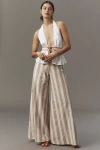 Corey Lynn Calter Wide-leg Cotton Pants In Sand