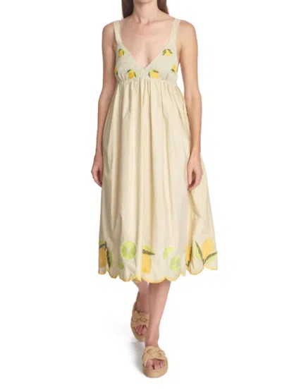 Corey Lynn Calter Women's Frankie Dress In Beige In Multi