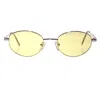 Corey Shapiro's Archive Vf By Vintage Frames Clips (honey Yellow Flat Lens) In Gold