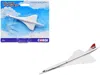 Corgi Bae/aerospatiale Concorde Commercial Aircraft "british Airways" White "flyin Aces" Series Diecast Mo