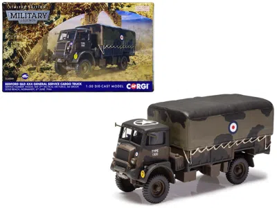 Corgi Bedford Qld 4x4 General Service Cargo Truck "2nd Tactical Air Force 84 Group Normandy" (1944) Britis In Green