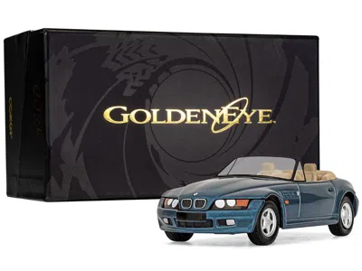 Corgi Bmw Z3 Roadster Blue Metallic James Bond 007 "goldeneye" (1995) Movie Diecast Model Car By