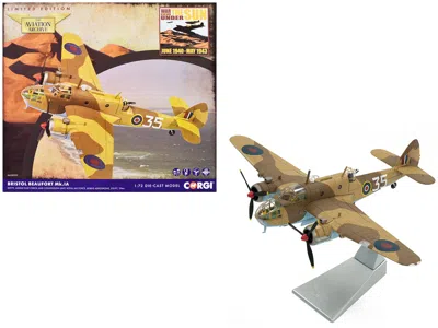 Corgi Bristol Beaufort Mkia Bomber Aircraft "ek979 Middle East Check And Conversion Unit" (1944) British R In Brown