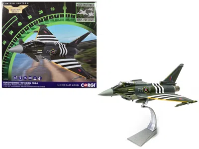 Corgi Eurofighter Typhoon Fgr4 Fighter Aircraft "zj913 Fm-g Moggy D-day 80th Anniversary Display Scheme" (