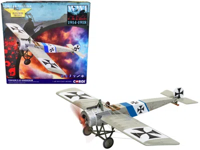 Corgi Fokker E. Iii Eindecker Fighter Aircraft "vzfw. Ernst Udet Kampfeinsitzer Kommando Germany" (march 1 In Gray