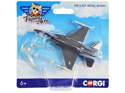 Corgi General Dynamics F-16 Fighting Falcon Fighter Aircraft "usaf" "flying Aces" Series Diecast Model In Multi