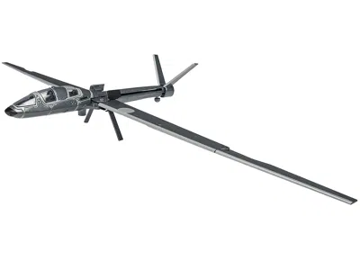 Corgi Q Glider Gray Metallic James Bond 007 "no Time To Die" (2021) Movie Diecast Model By