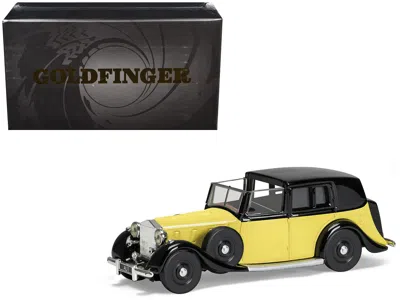 Corgi Rolls Royce Phantom Iii Sedanca De Ville Yellow With Black Top James Bond 007 "goldfinger" (1964) Mo