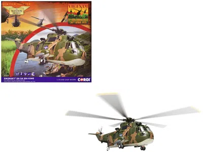 Corgi Sikorsky Sh-3a Sea King Helicopter "hs-2 Golden Falcons Armed Search & Rescue North Vietnam" (1967)  In Green
