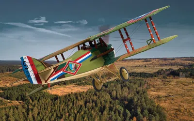 Corgi Spad S. Xiii Aircraft "captain Robert Soubiran 103rd Aero Squadron Usas Foucaucourt Aerodrome France In Green