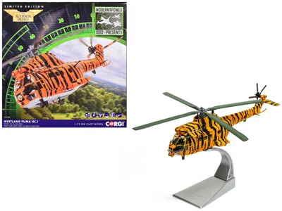Corgi Westland Puma Hc-1 Helicopter "no. 230 Squadron Nato Tiger Meet Livery Riat" (2005) Royal Air Force 