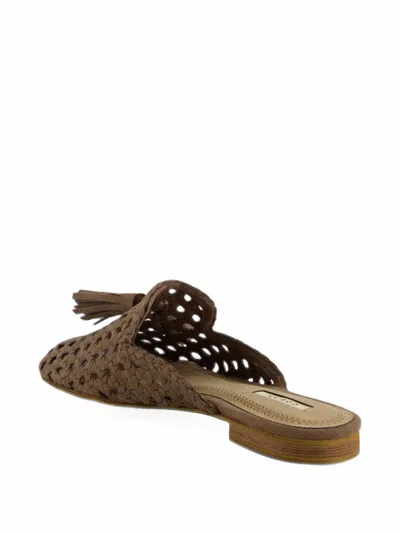 Corina Woven Tassel-detail Mules In Multi