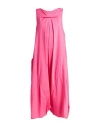 Corinna Caon Woman Jumpsuit Fuchsia Size L Cotton, Nylon, Elastane In Pink