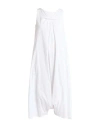 Corinna Caon Woman Jumpsuit White Size S Cotton, Nylon, Elastane In Neutral